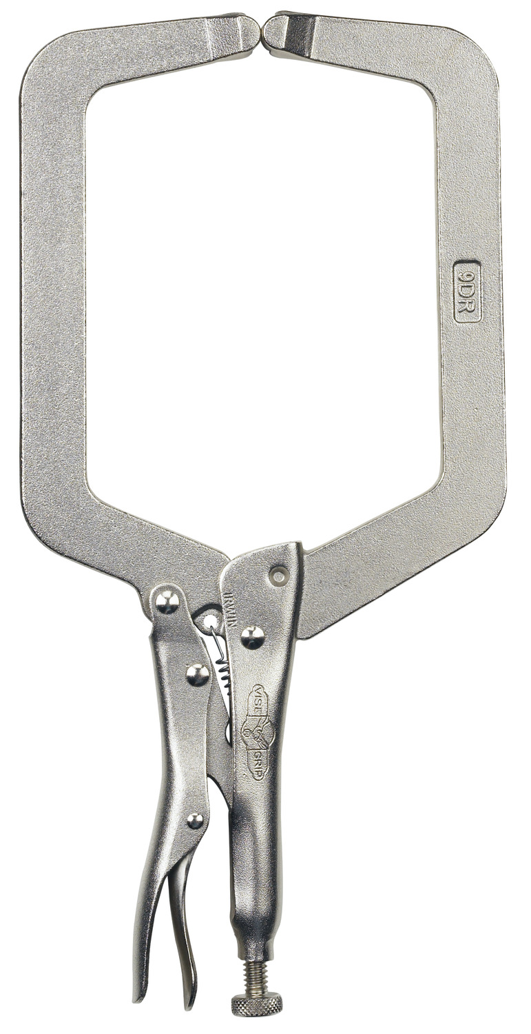 Irwin, Vise-Grip®, The Original™ Locking C-Clamp with Regular Tips, 9"